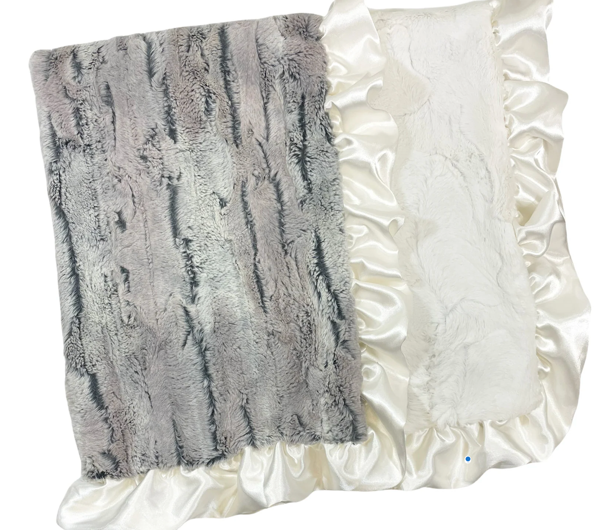 Silver Snow Fox Blanket